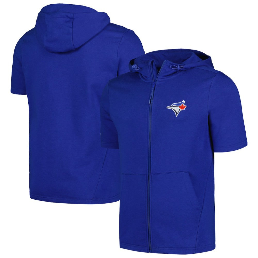 Toronto Blue Jays Levelwear Recruit Short Sleeve Full-Zip Hoodie Near Me