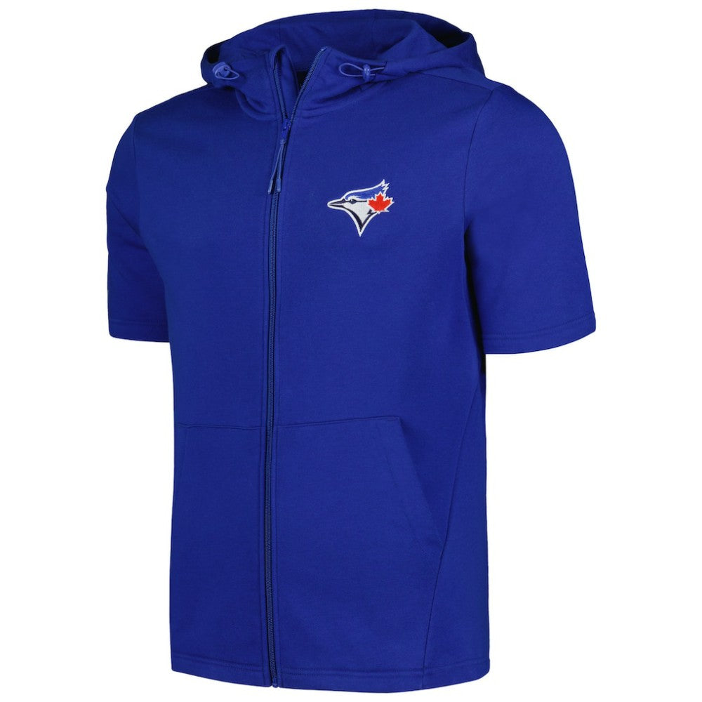 Toronto Blue Jays Levelwear Recruit Short Sleeve Full-Zip Hoodie Near Me