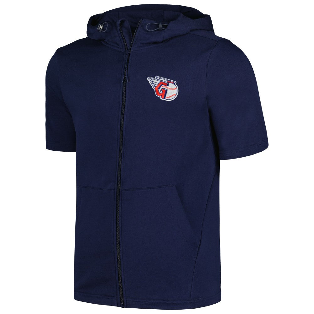 Cleveland Guardians Levelwear Recruit Short Sleeve Full-Zip Hoodie Online