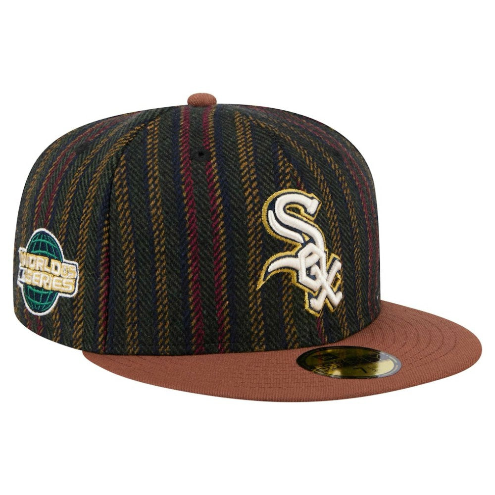 Chicago White Sox New Era Vintage Herringbone 59FIFTY Fitted Hat Clearance