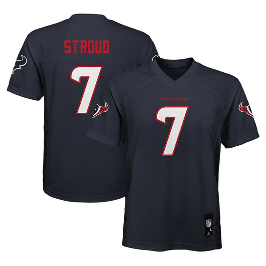 C.J. Stroud Houston Texans Youth Replica Player Jersey - Navy sale | NFL Jerseys