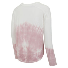 Seattle Kraken Concepts Sport Women's Orchard Tie-Dye Long Sleeve Top Pink/White