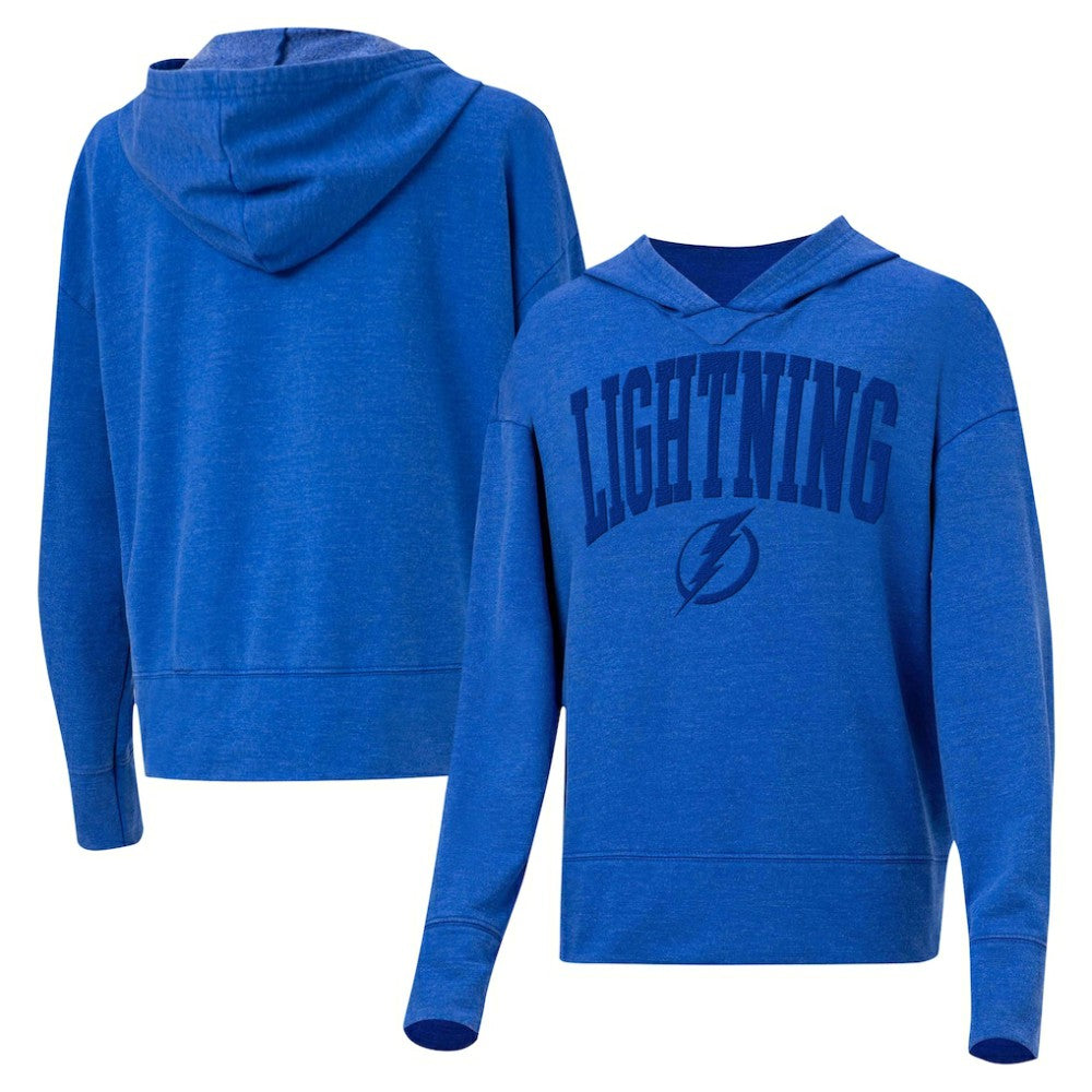 Tampa Bay Lightning - Concepts Sport Women's Volley Pullover Hoodie Blue