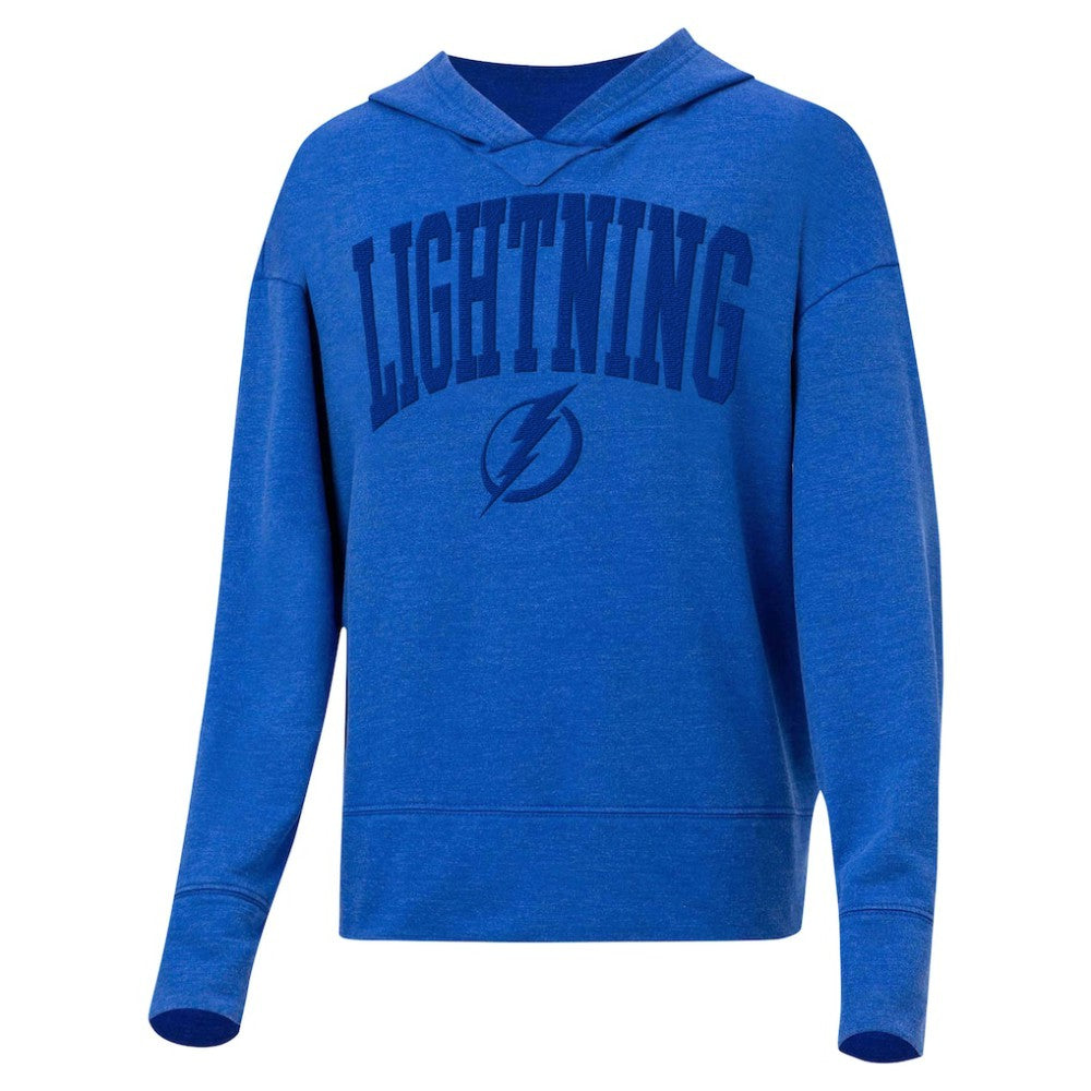 Tampa Bay Lightning - Concepts Sport Women's Volley Pullover Hoodie Blue