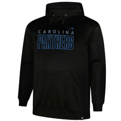 Carolina Panthers Big & Tall Fleece Pullover Hoodie Black - Fanatics