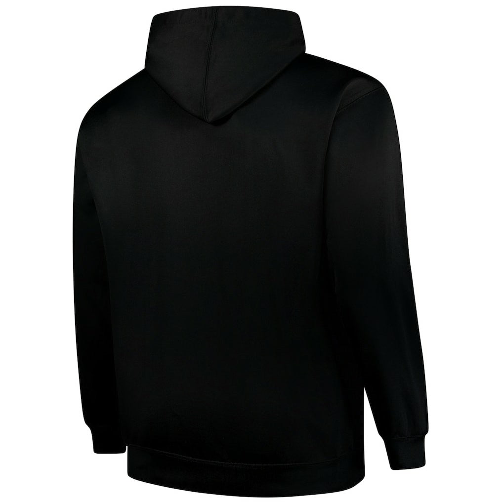 Carolina Panthers Big & Tall Fleece Pullover Hoodie Black - Fanatics