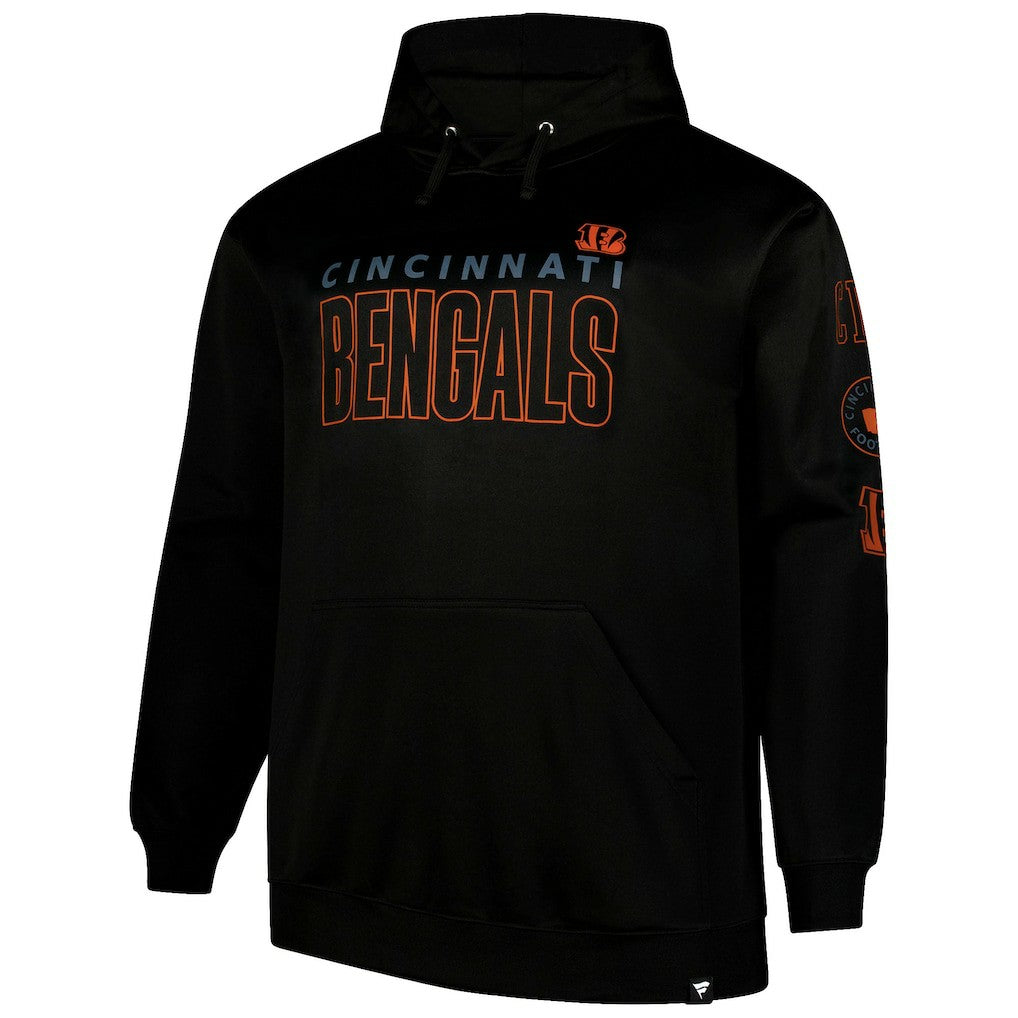 Cincinnati Bengals Big & Tall Fleece Pullover Hoodie Black - Fanatics