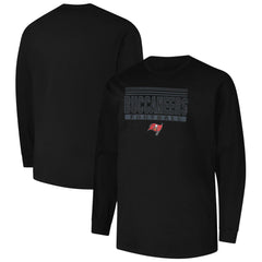 Tampa Bay Buccaneers Profile Big & Tall Pop Long Sleeve T-Shirt Black - NFL