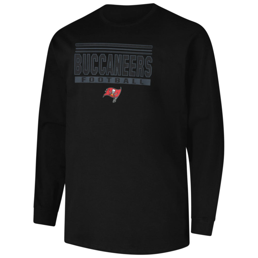 Tampa Bay Buccaneers Profile Big & Tall Pop Long Sleeve T-Shirt Black - NFL