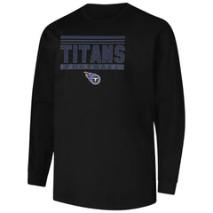 Tennessee Titans Profile Big & Tall Pop Long Sleeve T-Shirt Black - NFL