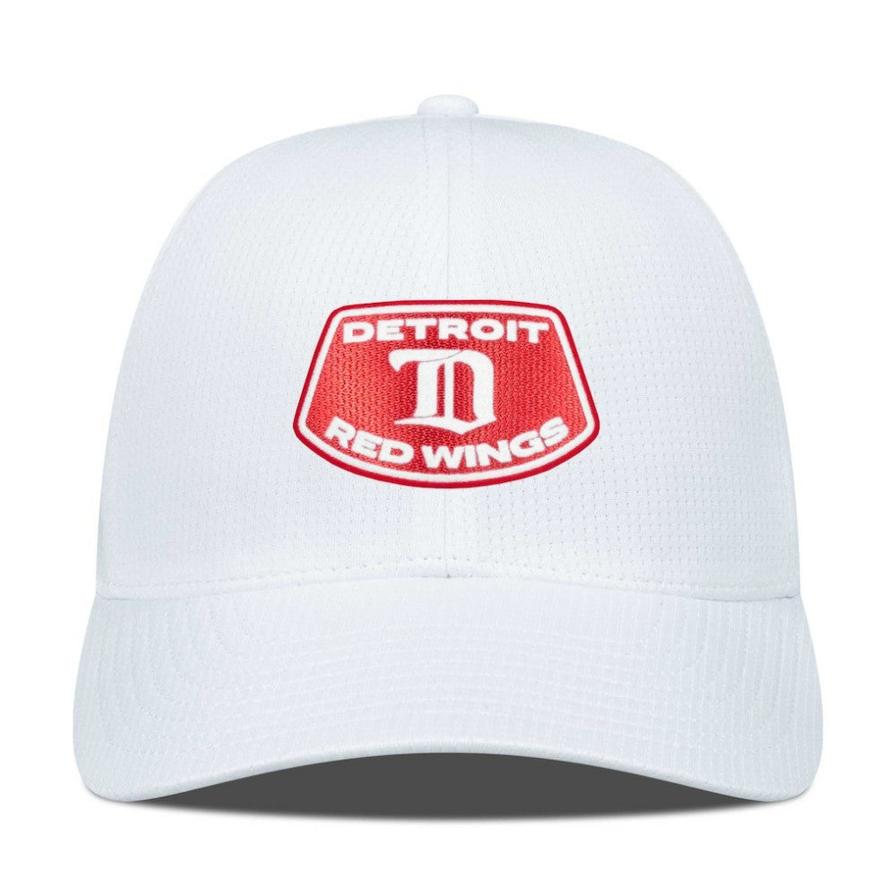 Detroit Red Wings - Levelwear Retro Skylight Zephyr Adjustable Hat White
