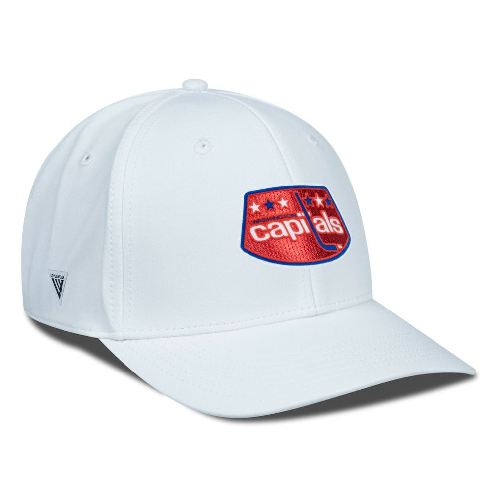 Washington Capitals Levelwear Retro Skylight Rise Flex Hat White