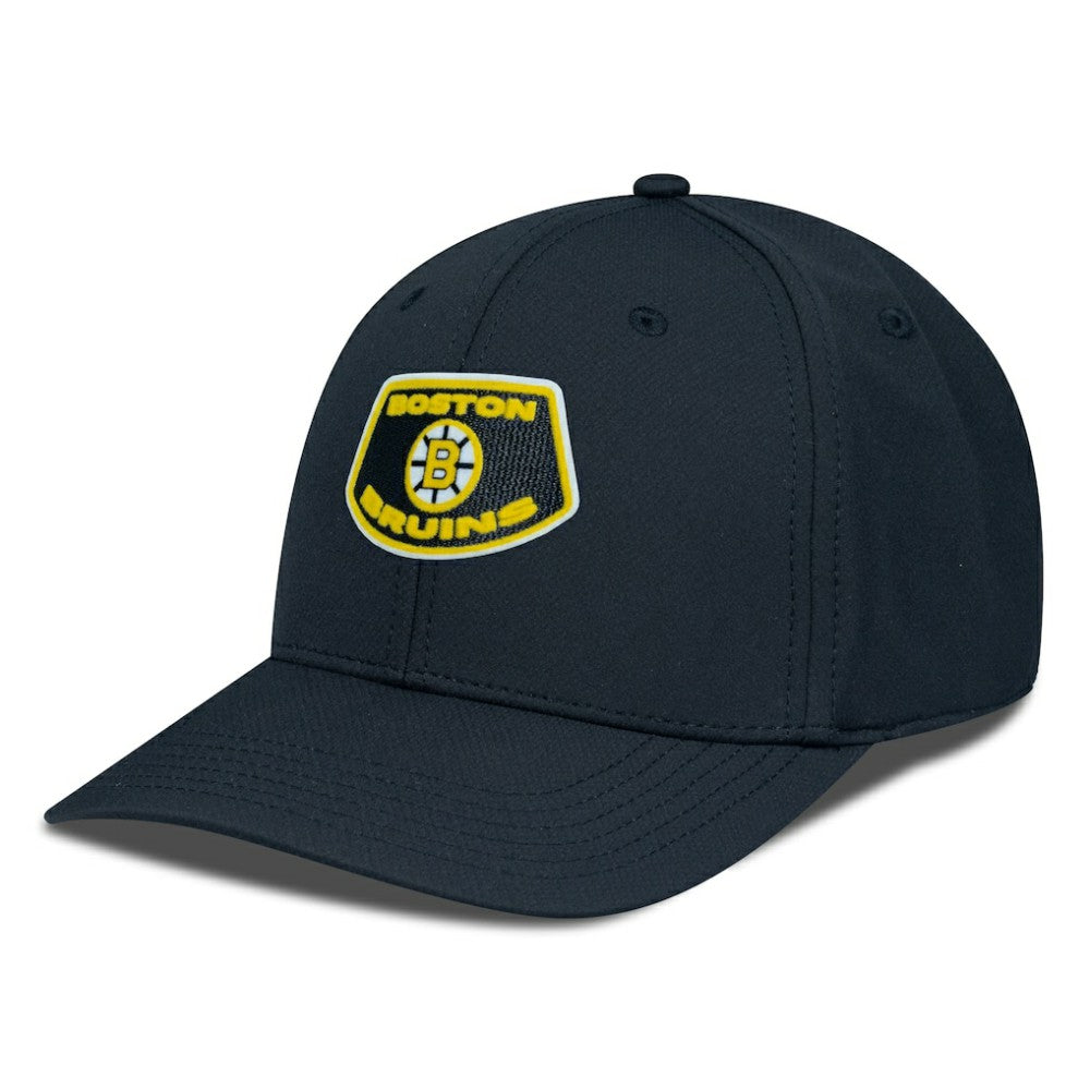 Boston Bruins Levelwear Retro Skylight Rise Flex Hat Black