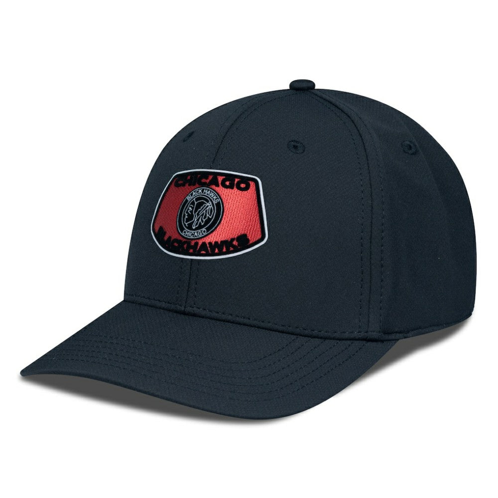Chicago Blackhawks Levelwear Retro Skylight Rise Flex Hat Black