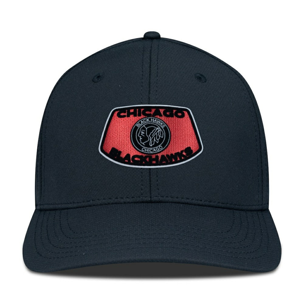 Chicago Blackhawks Levelwear Retro Skylight Rise Flex Hat Black