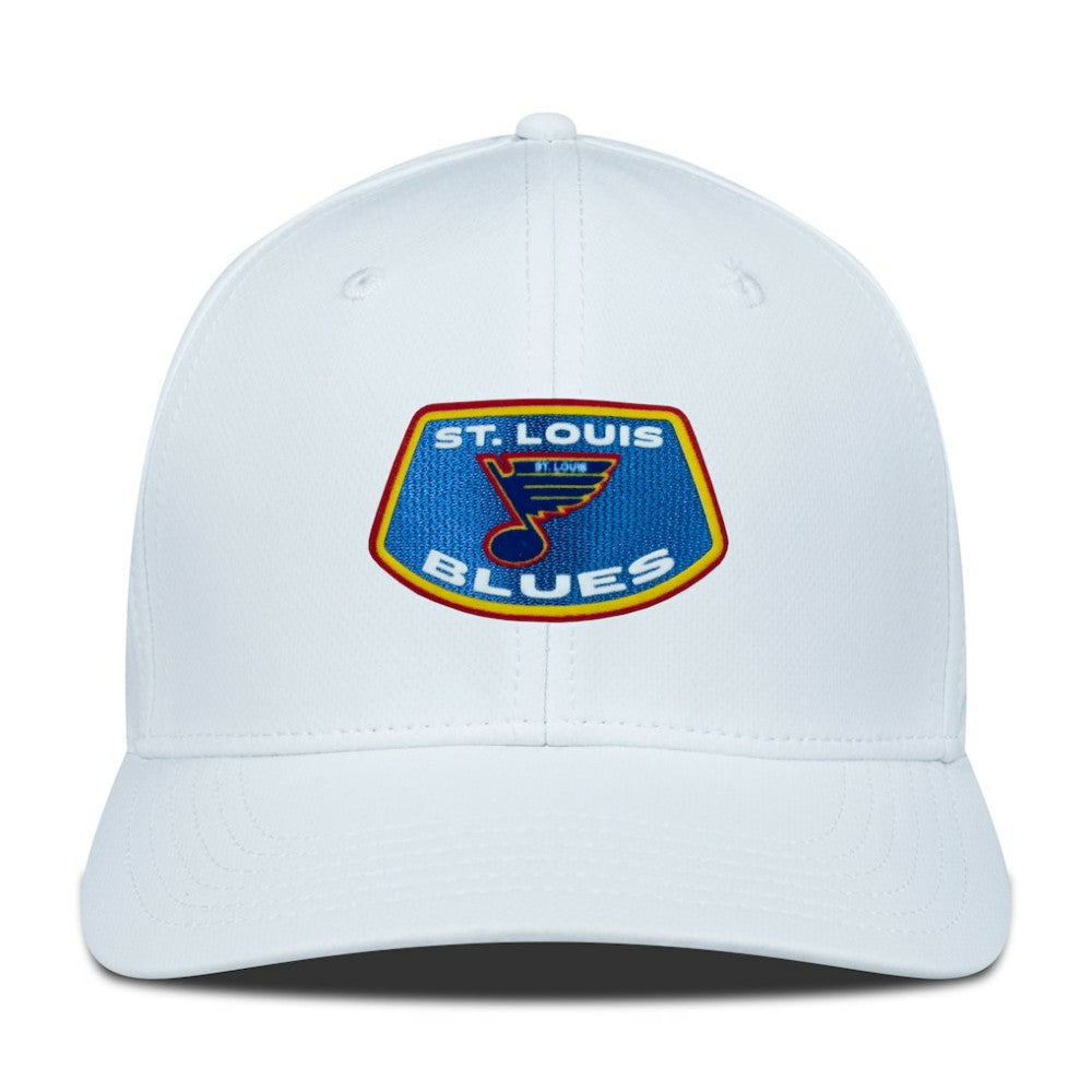 St. Louis Blues - Levelwear Retro Skylight Rise Flex Hat White