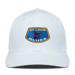 St. Louis Blues - Levelwear Retro Skylight Rise Flex Hat White