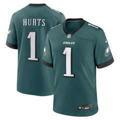 Jalen Hurts Philadelphia Eagles Team Game Jersey Midnight Green - Nike
