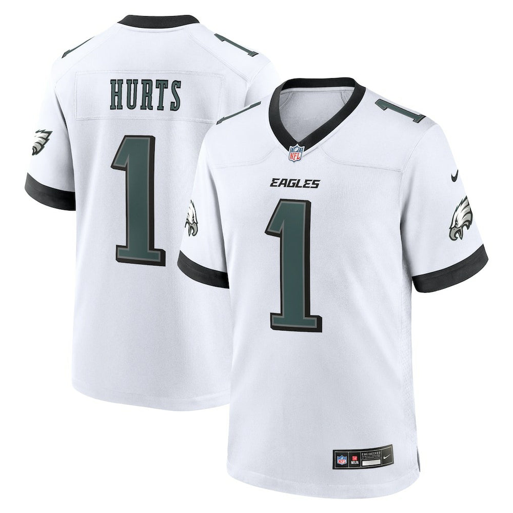 Jalen Hurts Philadelphia Eagles White Game Jersey White - Nike