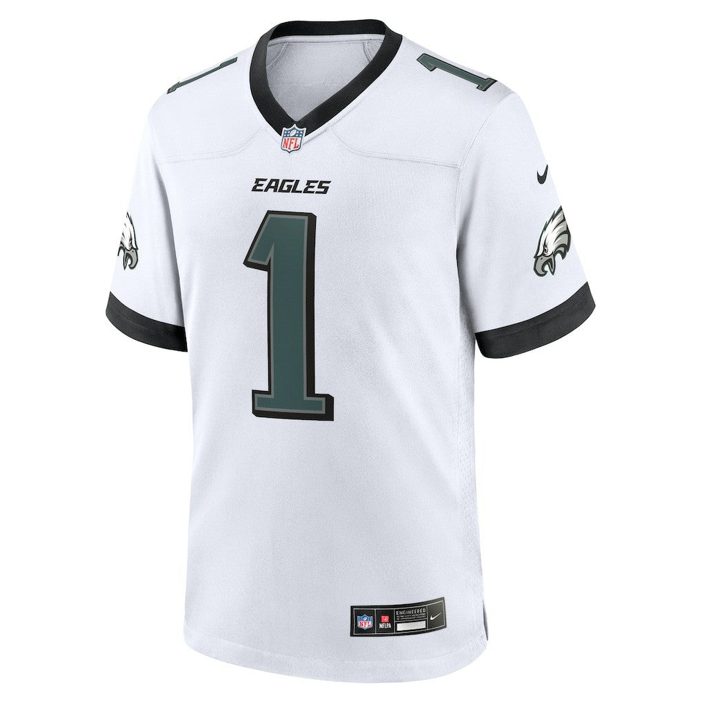 Jalen Hurts Philadelphia Eagles White Game Jersey White - Nike