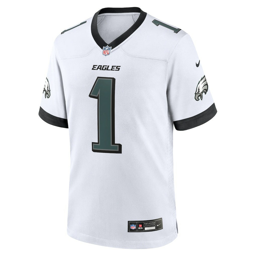 Jalen Hurts Philadelphia Eagles White Game Jersey White - Nike