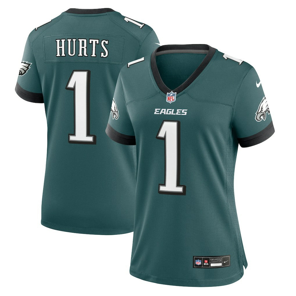 Jalen Hurts Philadelphia Eagles Women's Team Game Jersey - Midnight Green | NFL Jerseys