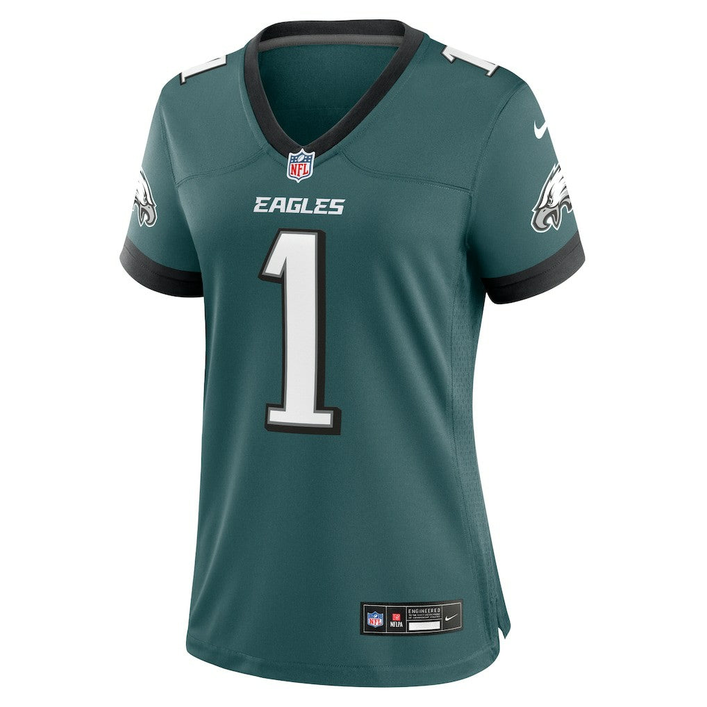 Jalen Hurts Philadelphia Eagles Women's Team Game Jersey Midnight Green - Nike