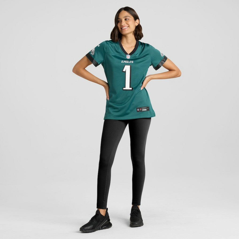 Jalen Hurts Philadelphia Eagles Women's Team Game Jersey Midnight Green - Nike