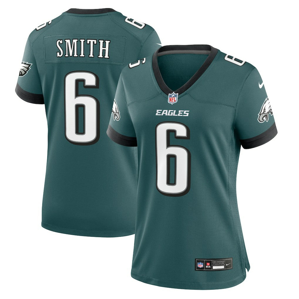 DeVonta Smith Philadelphia Eagles Women's Team Game Jersey - Midnight Green | NFL Jerseys