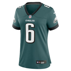 DeVonta Smith Philadelphia Eagles Women's Team Game Jersey Midnight Green - Nike
