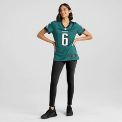 DeVonta Smith Philadelphia Eagles Women's Team Game Jersey Midnight Green - Nike