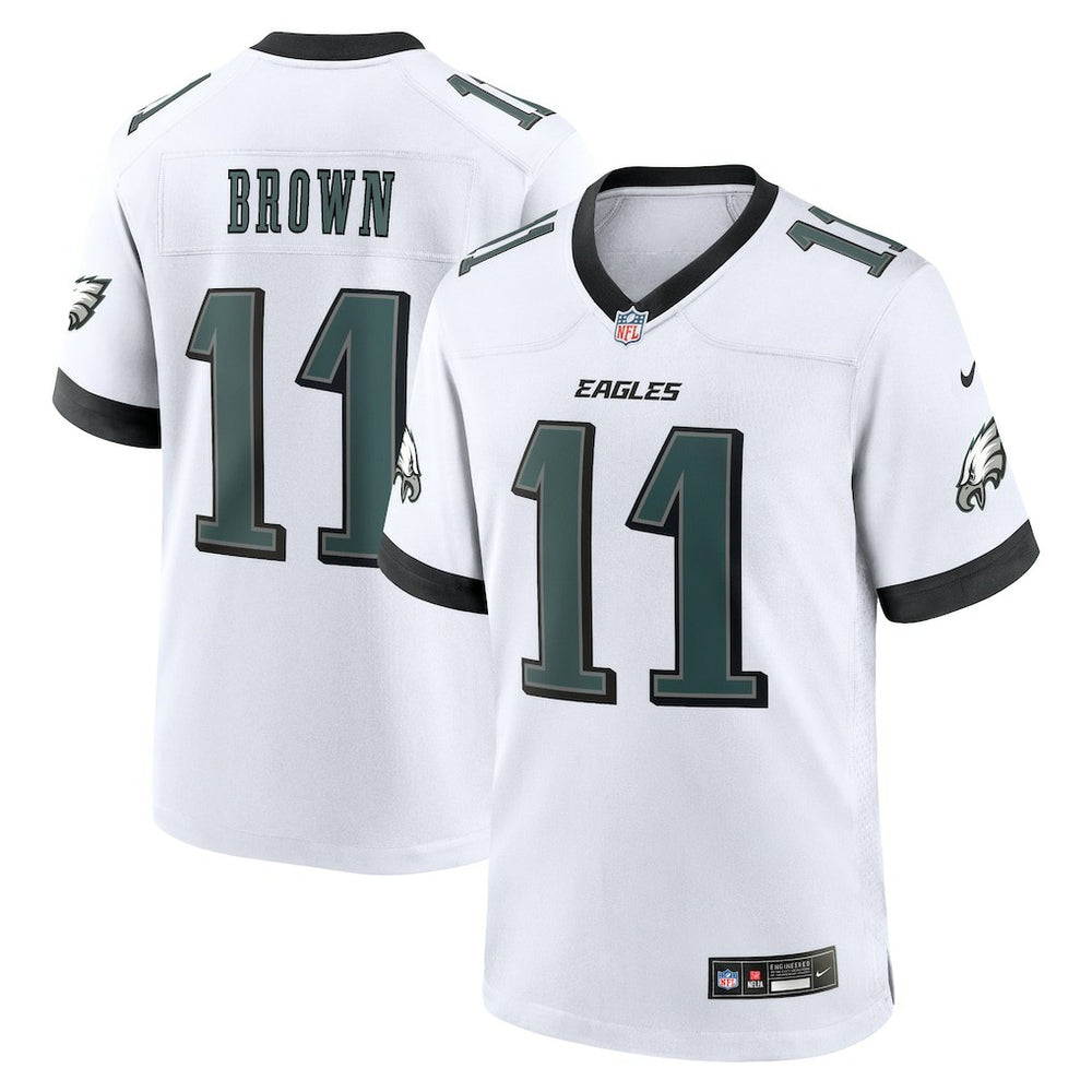 A.J. Brown Philadelphia Eagles White Game Jersey White - Nike