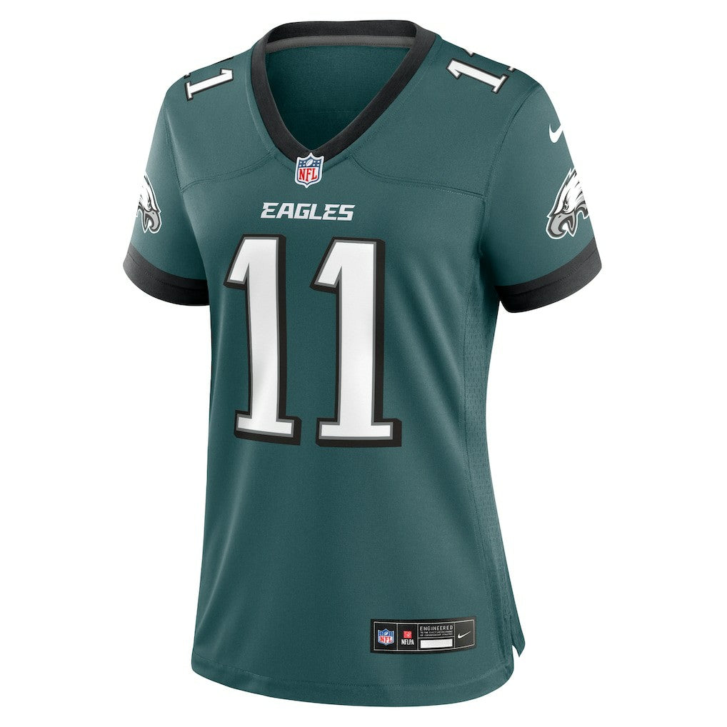 A.J. Brown Philadelphia Eagles Women's Team Game Jersey Midnight Green - Nike