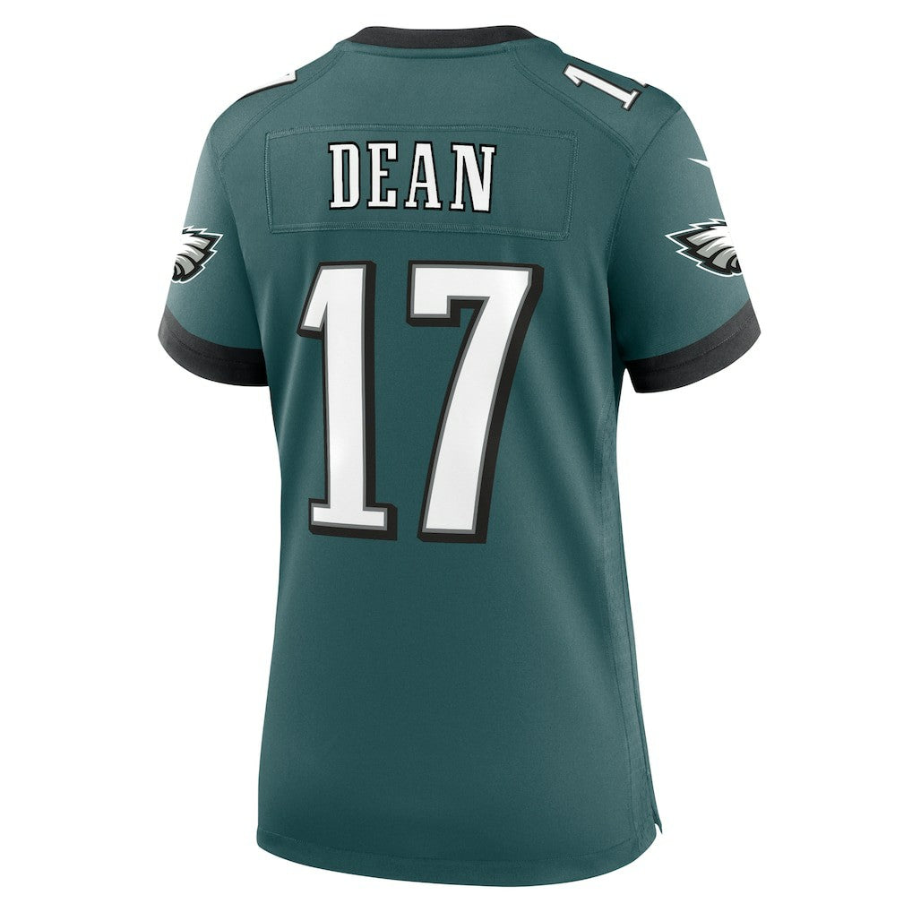 Nakobe Dean Philadelphia Eagles Women's Team Game Jersey Midnight Green - Nike