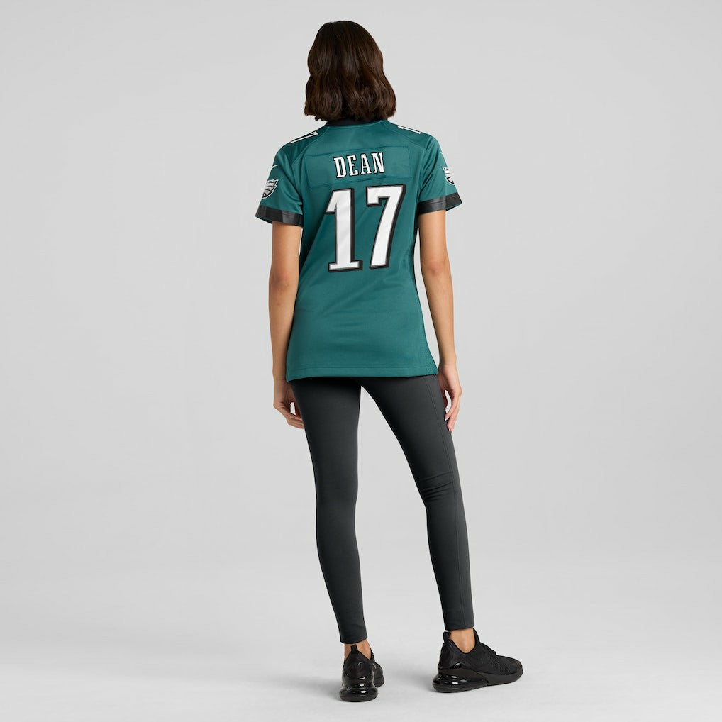 Nakobe Dean Philadelphia Eagles Women's Team Game Jersey Midnight Green - Nike