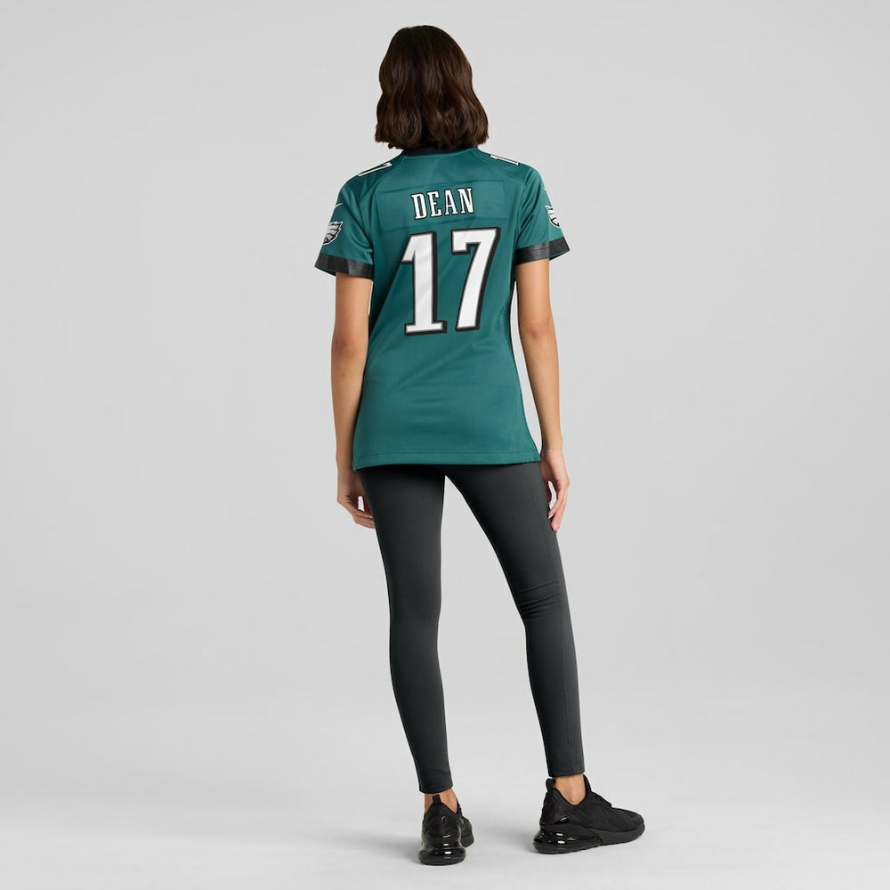 Nakobe Dean Philadelphia Eagles Women's Team Game Jersey Midnight Green - Nike
