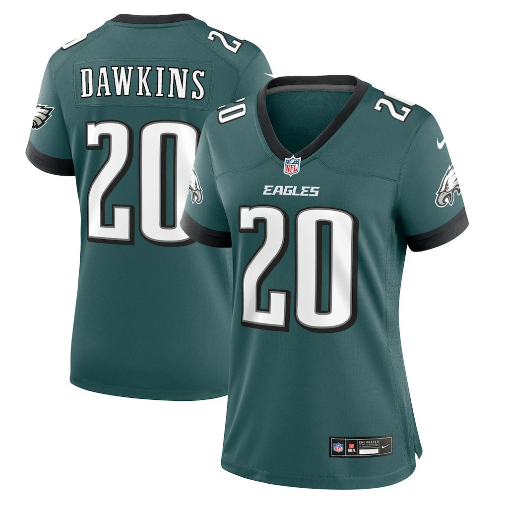 Brian Dawkins Philadelphia Eagles Women's Retired Player Game Jersey Midnight Green - Nike