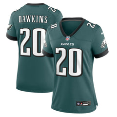 Brian Dawkins Philadelphia Eagles Women's Retired Player Game Jersey Midnight Green - Nike