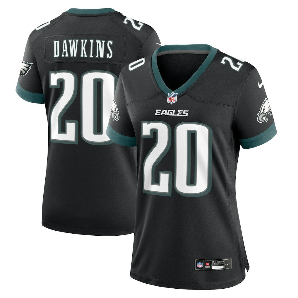 Brian Dawkins Philadelphia Eagles Women's Alternate Game Jersey Black - Nike
