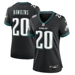 Brian Dawkins Philadelphia Eagles Women's Alternate Game Jersey Black - Nike