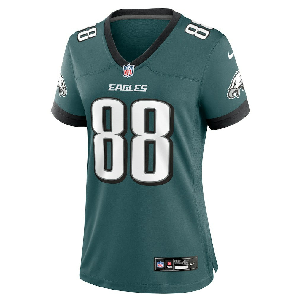 Dallas Goedert Philadelphia Eagles Women's Team Game Jersey Midnight Green - Nike