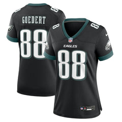 Dallas Goedert Philadelphia Eagles Women's Alternate Game Jersey Black - Nike