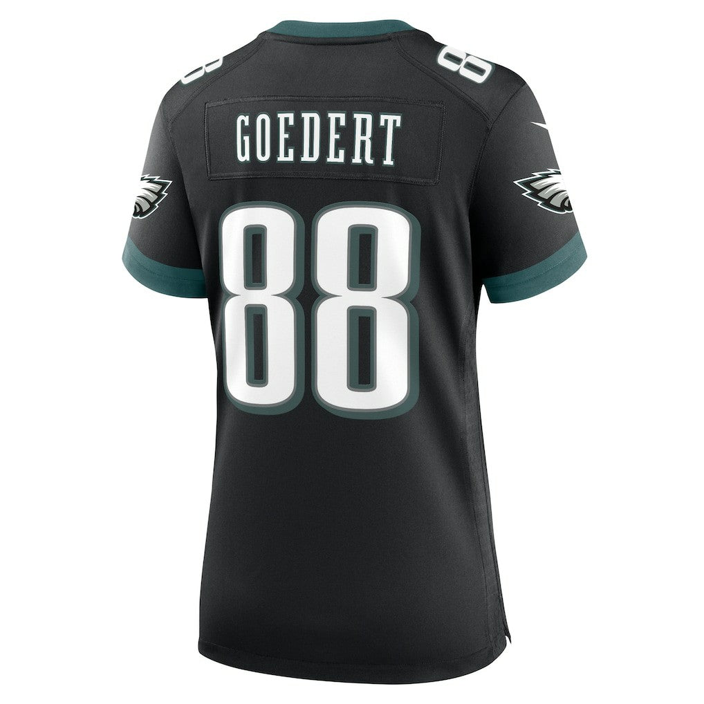 Dallas Goedert Philadelphia Eagles Women's Alternate Game Jersey Black - Nike