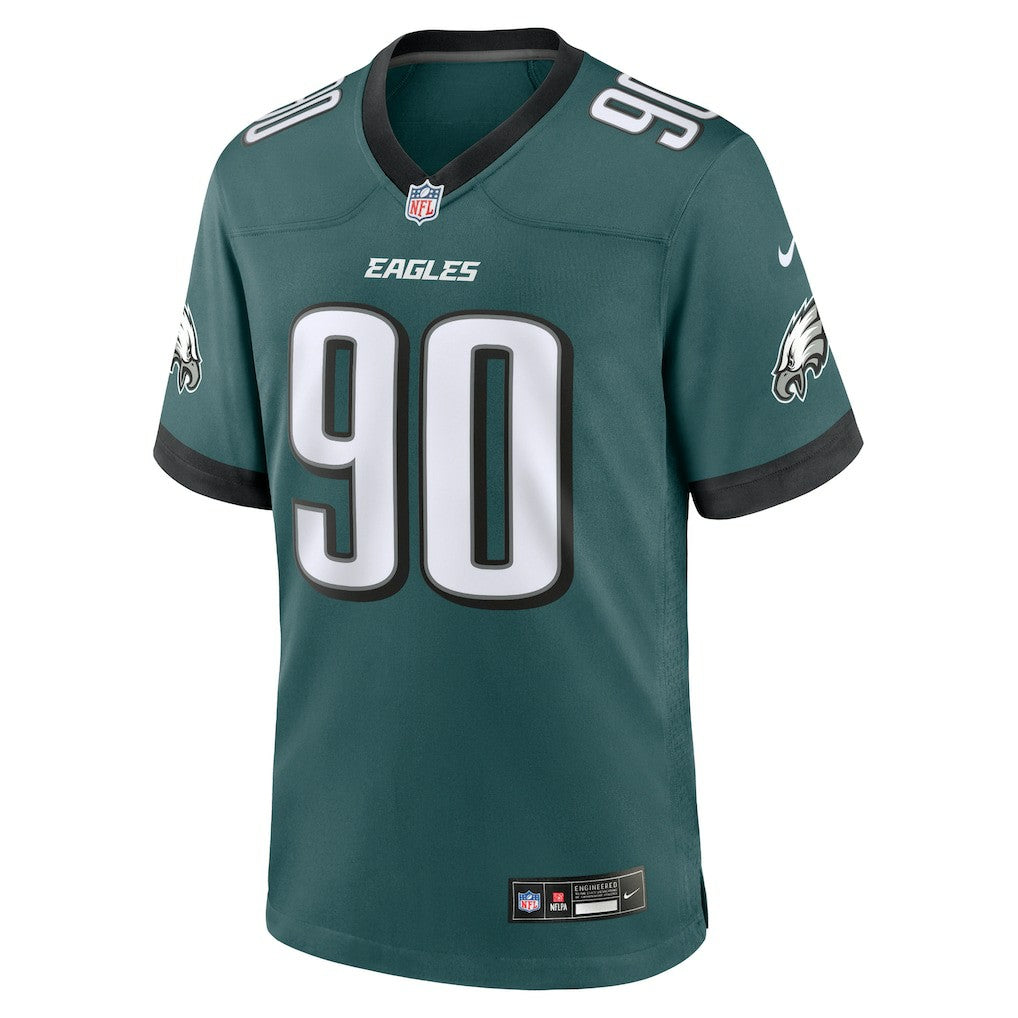 Jordan Davis Philadelphia Eagles Team Game Jersey - Midnight Green | NFL Jerseys