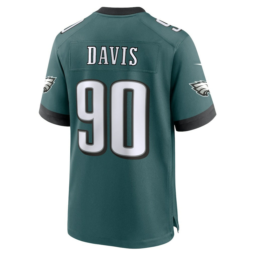 Jordan Davis Philadelphia Eagles Team Game Jersey Midnight Green - Nike