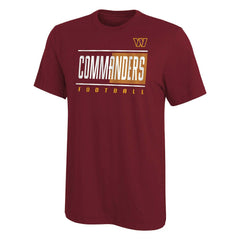 Washington Commanders Youth Pumped Up T-Shirt Burgundy - NFL