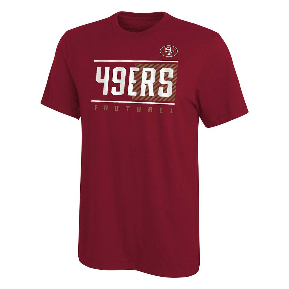 San Francisco 49ers Youth Pumped Up T-Shirt Scarlet - NFL