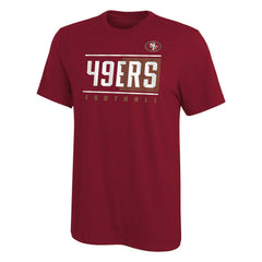 San Francisco 49ers Youth Pumped Up T-Shirt Scarlet - NFL