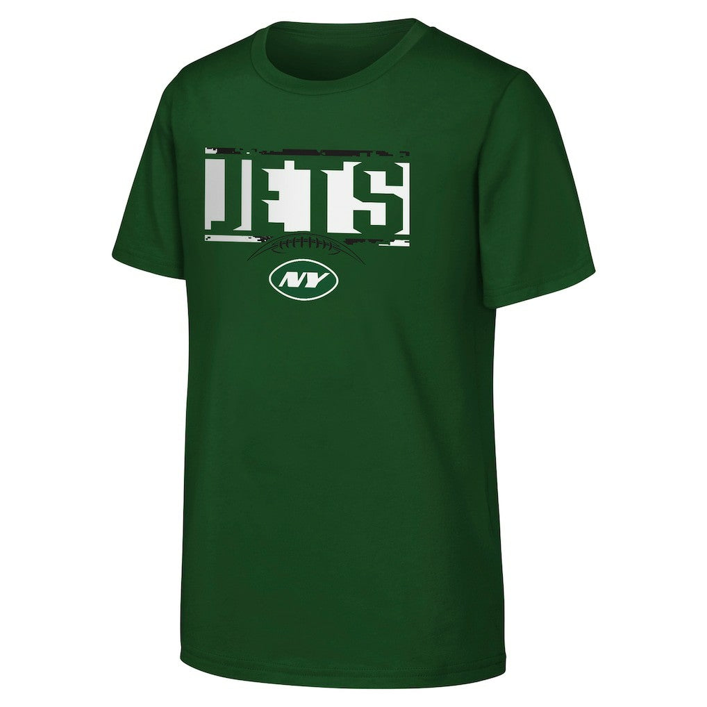 New York Jets Youth The Blitz T-Shirt Green - NFL