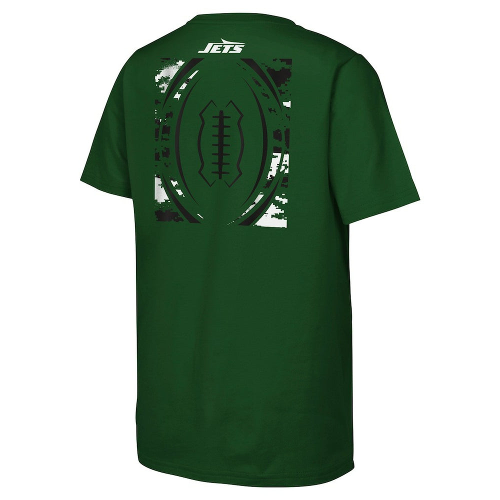 New York Jets Youth The Blitz T-Shirt Green - NFL